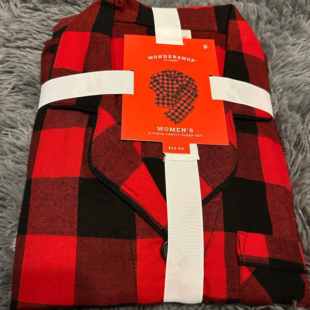 Plaid Sleep Set- Ladies Small